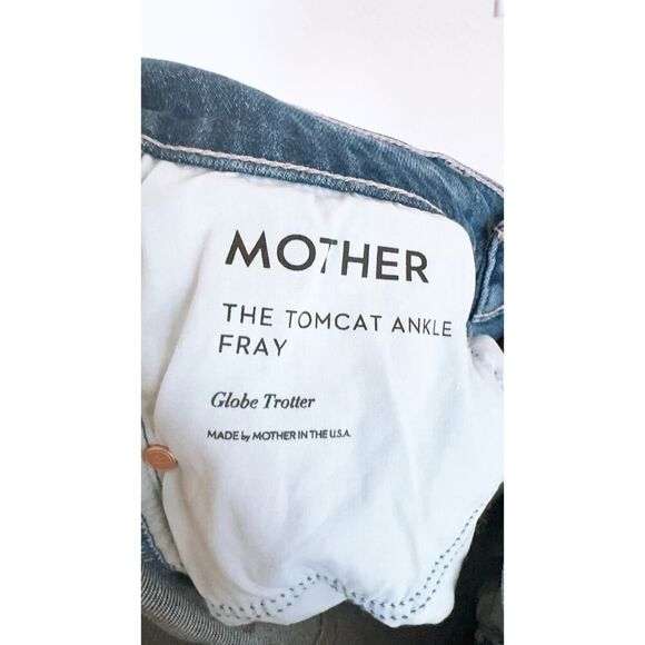 Mother Denim Tomcat Ankle Fray, Globe Trotter 26” - Picture 11 of 11